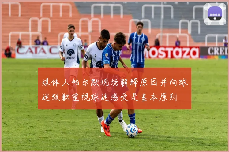 媒体人帕尔默现场解释原因并向球迷致歉重视球迷感受是基本原则